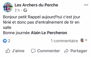 Pas de tir aujourd’hui 11 novembre&amp;nbsp;