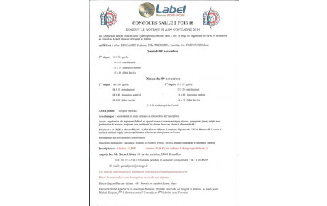 Mandat concours salle 2014