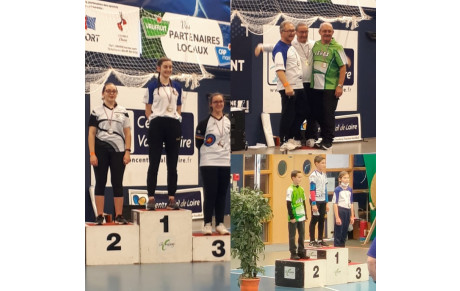 Trés belles réalisations pour nos archers en salle aux Championnats 2022