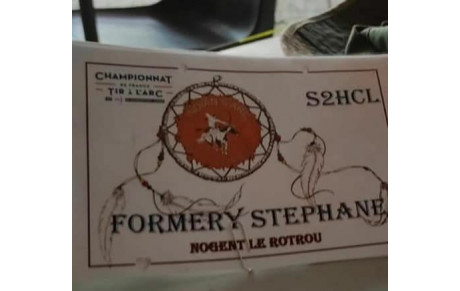 Ca y est c'est la reprise, félicitons Stéphane FORMERY pour sa 7ème place au championnat de France 3D